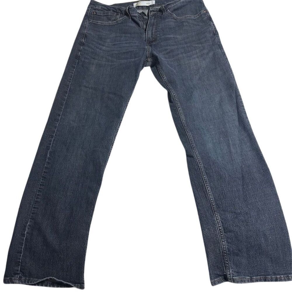 Levi's Men's Straight Jeans Standard Waist 34x32 Medium Blue Denim